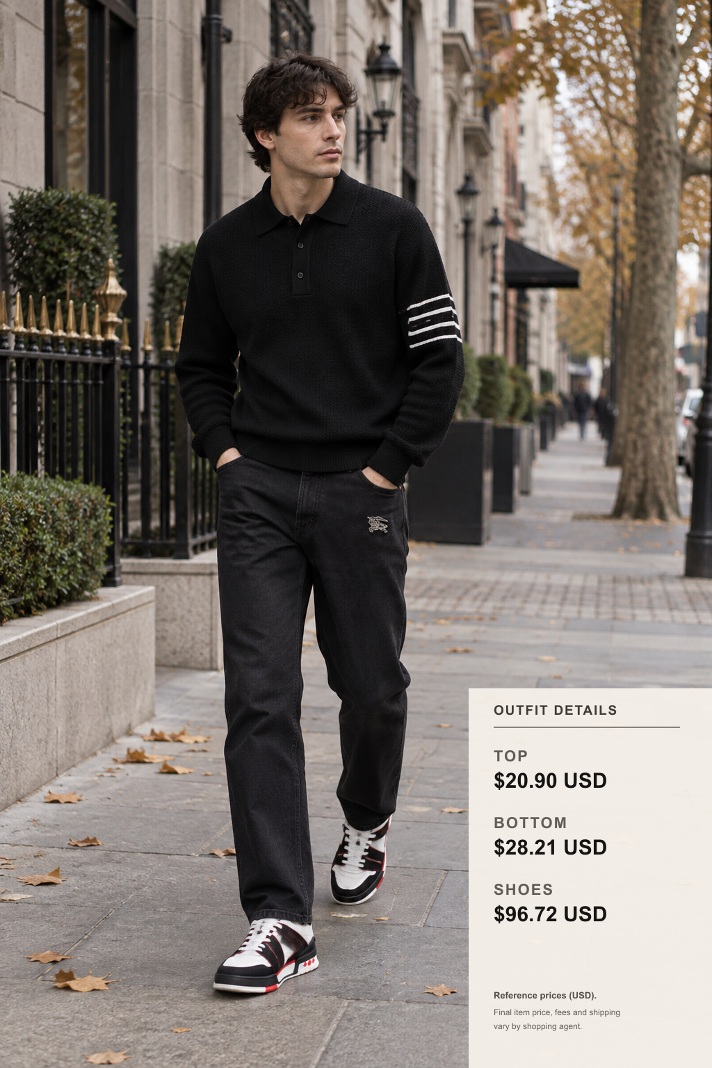 fred Knitwear: 3 Winter Styling Ideas outfit 1 full-body street style for fashionreps