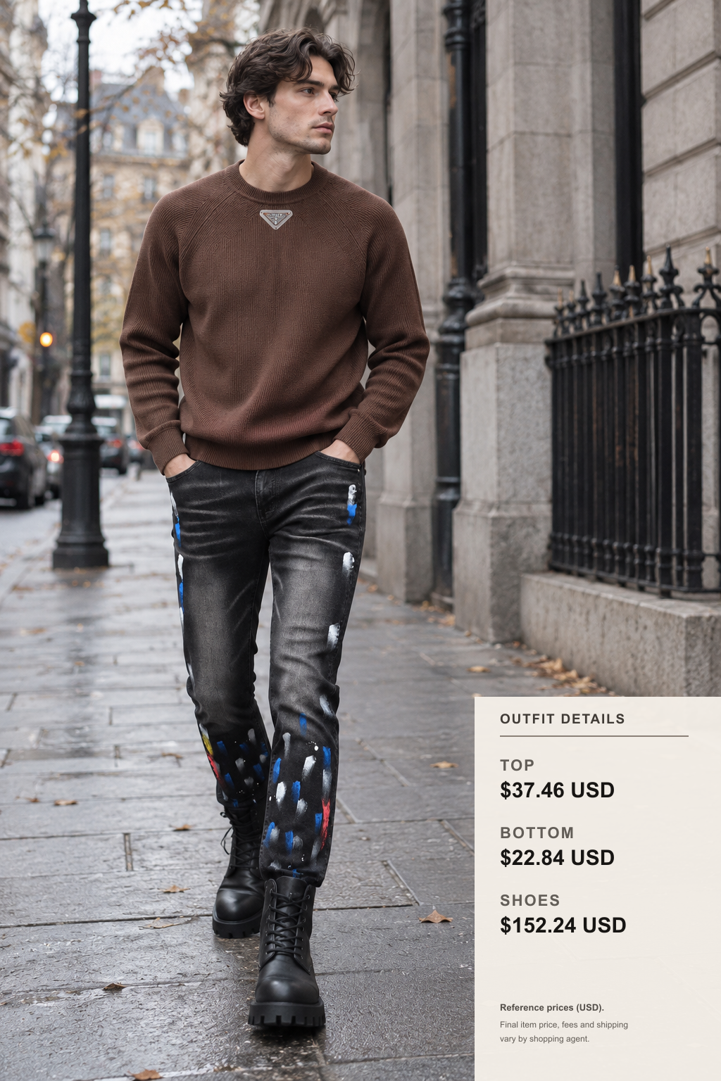 fred Knitwear: 3 Winter Styling Ideas outfit 2 full-body street style for fashionreps