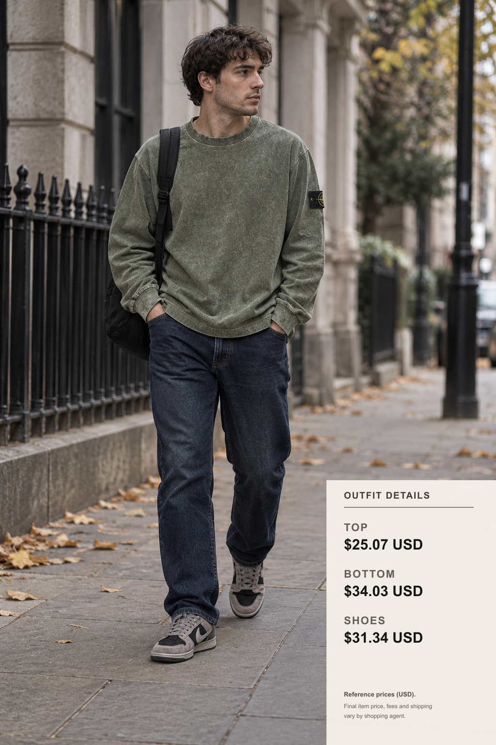 Stone Island Jacket Layering on fashionreps outfit 1 full-body street style for fashionreps