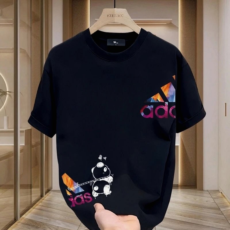 Adidas Black T-Shirt in Casual Streetwear Style Review: A Spectrometer Reads the Black Dye at $8.36
