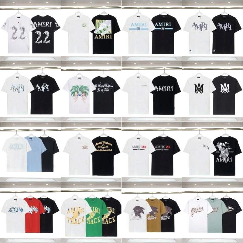 Amiri Letter-Print Logo T-Shirt Review: Seam Stitch Counts and Cotton Weight Carried This $8.36 Tee