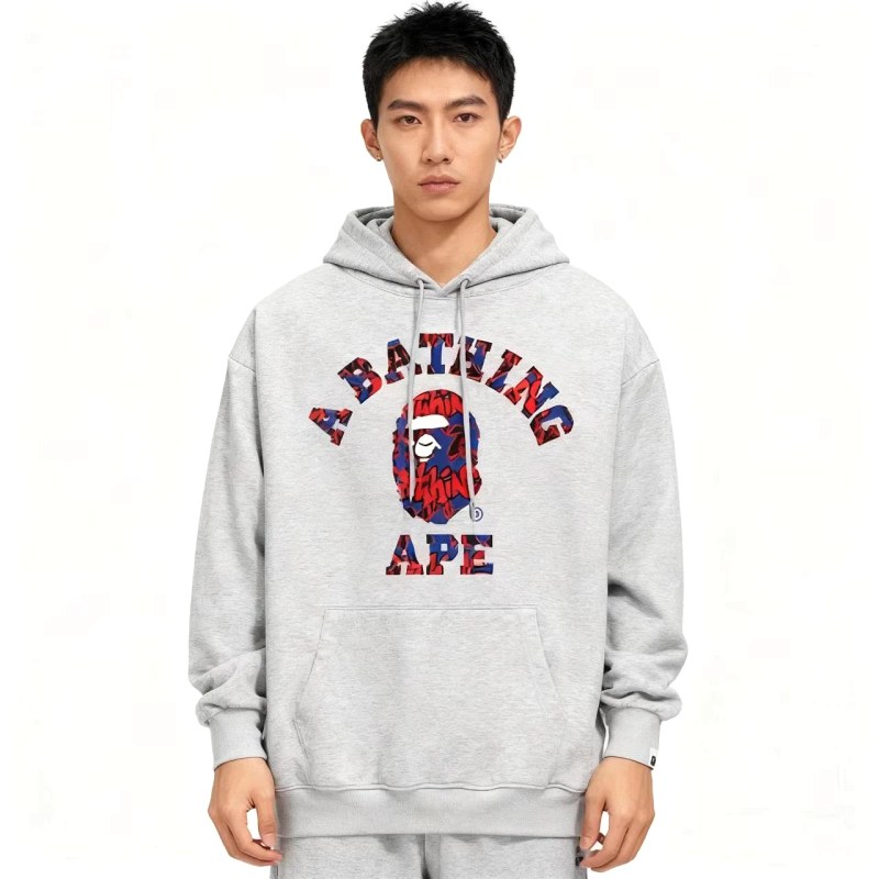 Bape White Hoodie in Relaxed Streetwear Style Review: A Tag, Care-Label and Print Audit at $22.24
