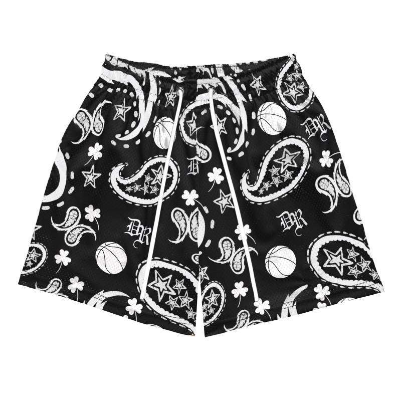 Dior Black Athletic Shorts Review: A Spectrometer Read on the Black Ground and the White Allover Print