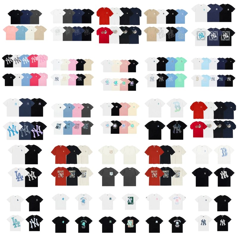 MLB Multi-Color T-Shirt Collection: 40+ Review — 37 Cotton Colorways, $7.91