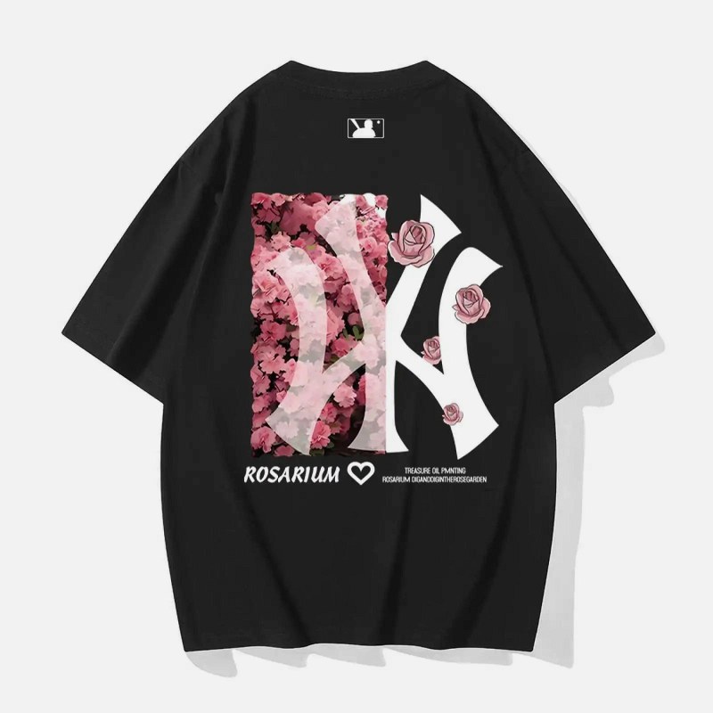 MLB Rose Black T-Shirt Review: We Lit the Rose Print at 2700K and 5000K Before the First Wash